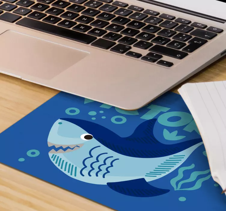Tapis de souris original design requin amusant - TenStickers