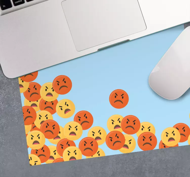Tapis de souris original expressions Émoticon - TenStickers