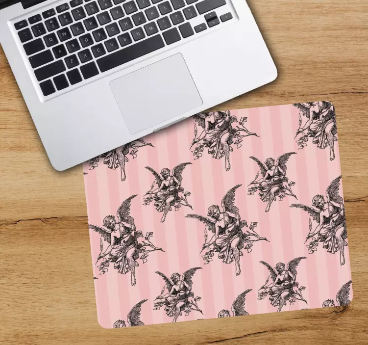 Tapis de souris original motif de chérubins angéliques - TenStickers