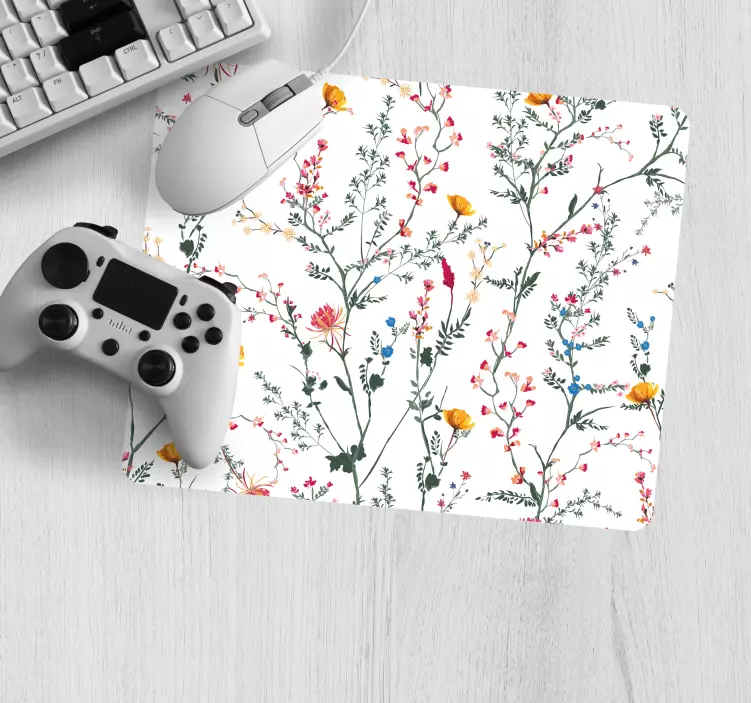 Tapis de souris original surface texturée botanique - TenStickers
