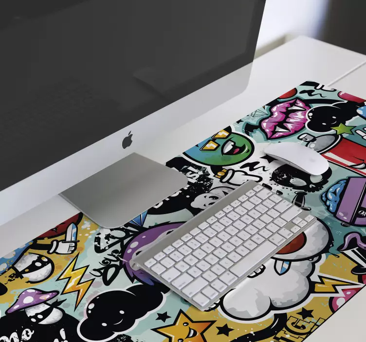 Tapis de souris design style graffiti - TenStickers