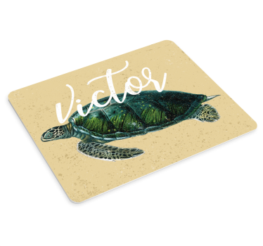 Tapis de souris original art de la tortue de mer - TenStickers