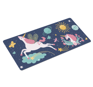 XXL tapis de souris style original Licornes - TenStickers