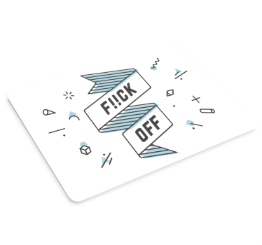 Tapis de souris citation message audacieux - TenStickers