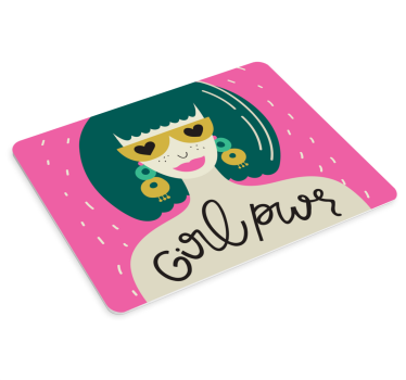 Tapis de souris original illustration féminine audacieuse - TenStickers