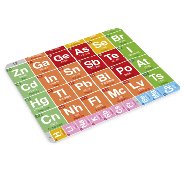 Tapis de souris Éléments périodiques - TenStickers