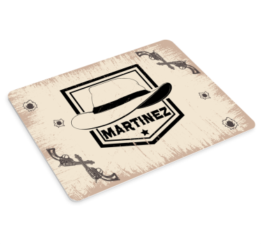 Tapis de souris chapeau de style western - TenStickers