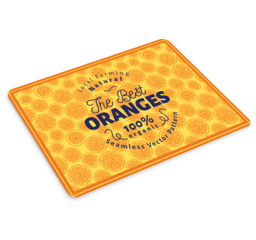 Tapis de souris citation agrumes bio frais - TenStickers