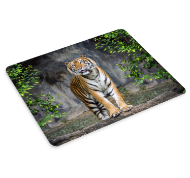Tapis de souris original tigre majestueux - TenStickers