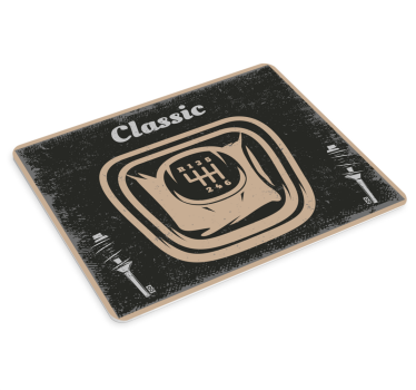 Tapis de souris original changement de vitesses classique - TenStickers