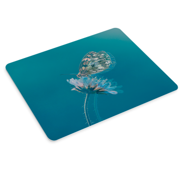 Tapis de souris original papillon sur fleur - TenStickers