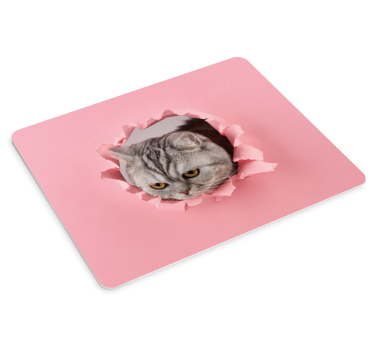 Tapis de souris original chat qui défonce - TenStickers