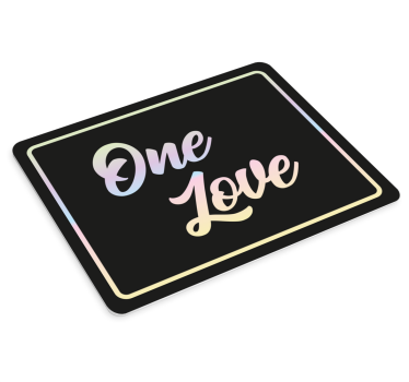 Tapis de souris citation un amour en citation - TenStickers