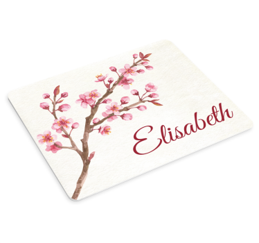 Tapis de souris arrangement de fleurs de cerisier - TenStickers