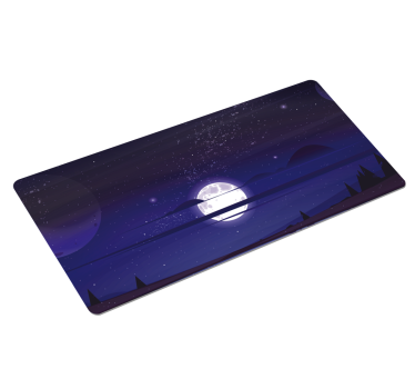Tapis de souris original scène nocturne éclairée par la lune - TenStickers