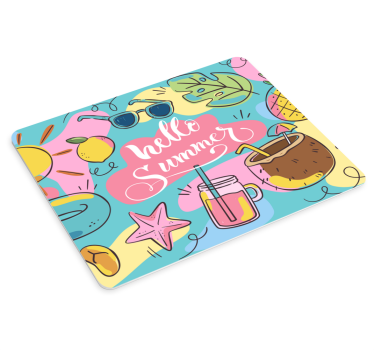 Tapis de souris hello Été design - TenStickers