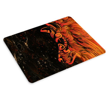 Tapis de souris original visage d'animal ardent - TenStickers