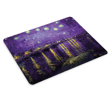 Tapis de souris original nuit étoilée réfléchie - TenStickers