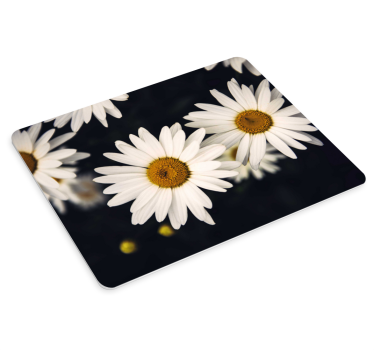 Tapis de souris original marguerites sur surface - TenStickers