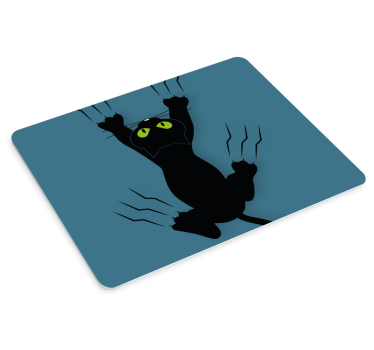 Tapis de souris style original Chat drôle attrapant le tapis - TenStickers