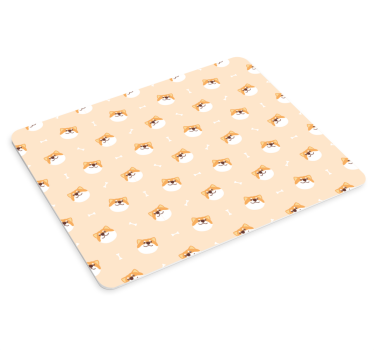 Tapis de souris original visages joyeux de shiba - TenStickers