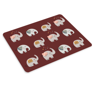 Tapis de souris original motif éléphant mignon - TenStickers