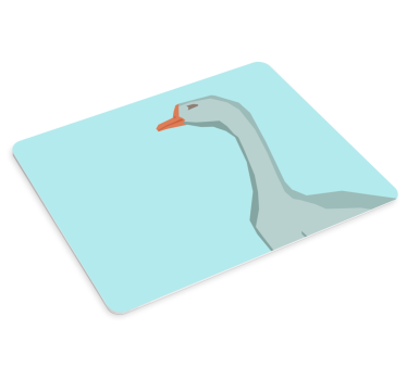Tapis de souris original profil de l'oie géométrique - TenStickers