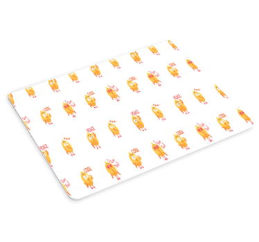 Tapis de souris original oiseaux de cartoon joyeux - TenStickers