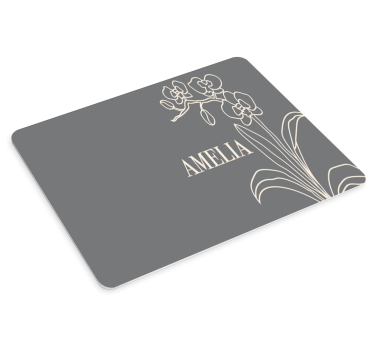 Tapis de souris arrangement floral Élégant - TenStickers