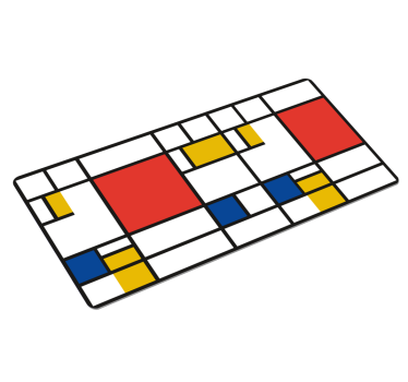 XXL Tapis de souris style Art géométrique - TenStickers