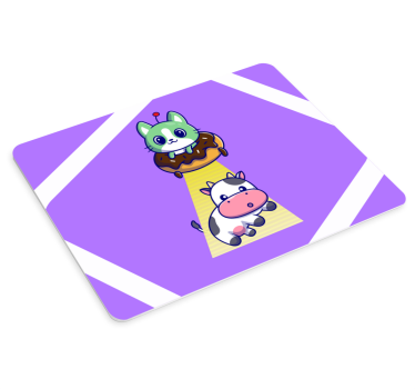Tapis de souris original figurines créatures charmantes - TenStickers