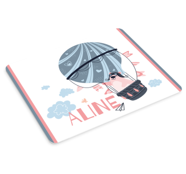Tapis de souris aventure en ballon - TenStickers