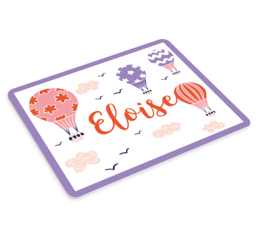 Tapis de souris ballons de hot air colorés - TenStickers