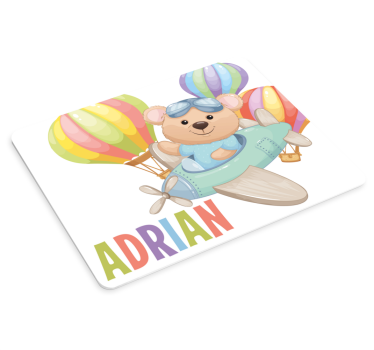 Tapis de souris original aventure d'ours espiègle - TenStickers