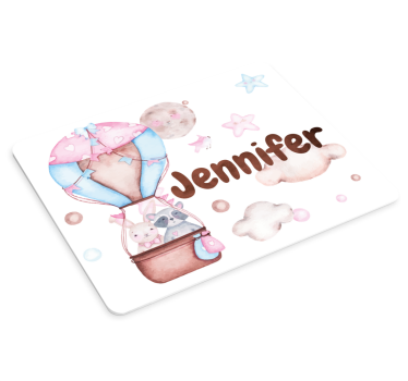Tapis de souris aventure en montgolfière - TenStickers