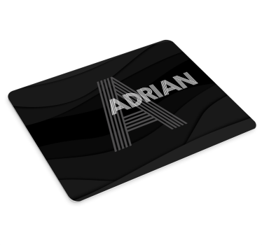 Tapis de souris nom élégant personnalisé - TenStickers