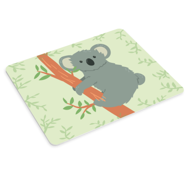 Tapis de souris original koala joueur grimpant - TenStickers