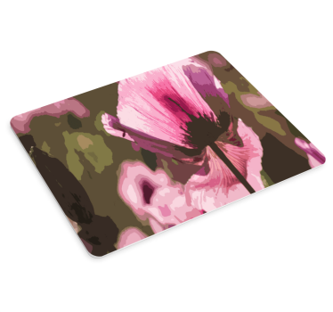Tapis de souris original art abstrait floral - TenStickers