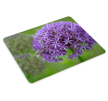 Tapis de souris original sphère florale violette - TenStickers