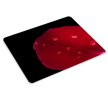 Tapis de souris original Élégance pétale de rose - TenStickers