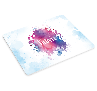 Tapis de souris éclat de couleurs aquarelle - TenStickers