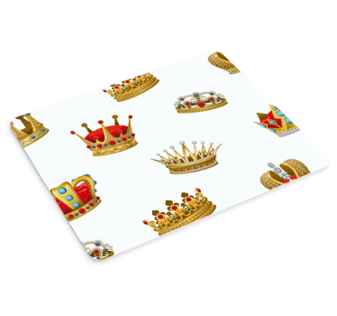 Tapis de souris original collection couronnes colorées - TenStickers