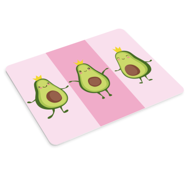 Tapis de souris original personnages avocats mignons - TenStickers