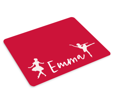 Tapis de souris ballet danse silhouettes - TenStickers