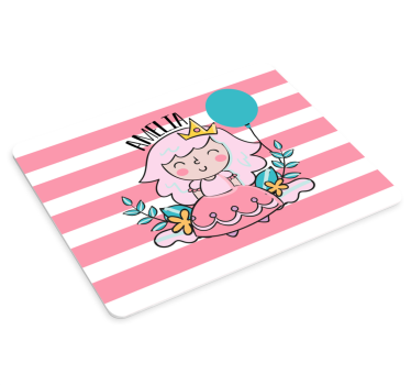 Tapis de souris princesse mignonne illustration - TenStickers