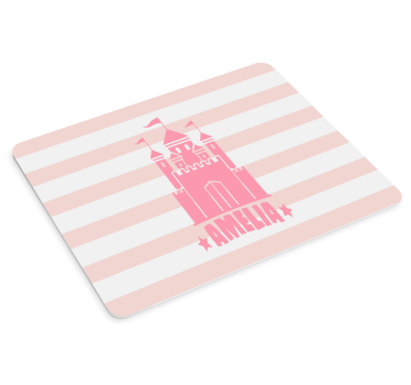 Tapis de souris nom design thème château - TenStickers
