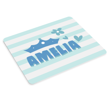 Tapis de souris motif couronne amelia - TenStickers