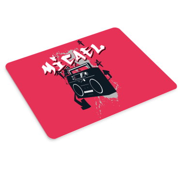 Tapis de souris gamer graphique retro boombox - TenStickers