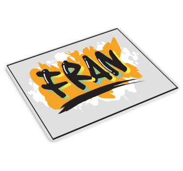 Tapis de souris nom style audacieux personnalisé - TenStickers
