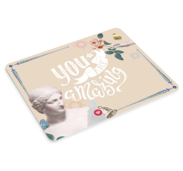 Tapis de souris citation vous êtes incroyable - TenStickers